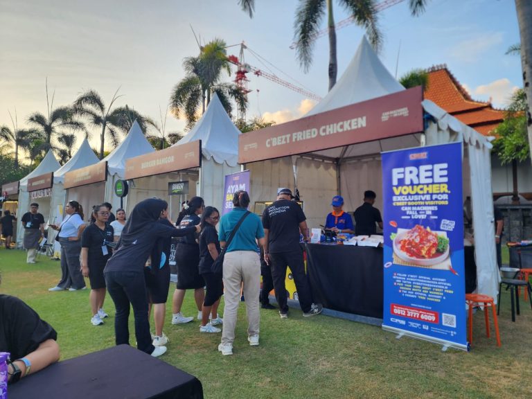 C'BEZT booth at Mad Tour Concert in Bali
