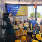 The students of PAUD SPS Mawar School who participated in the C'BEZT Safari event.